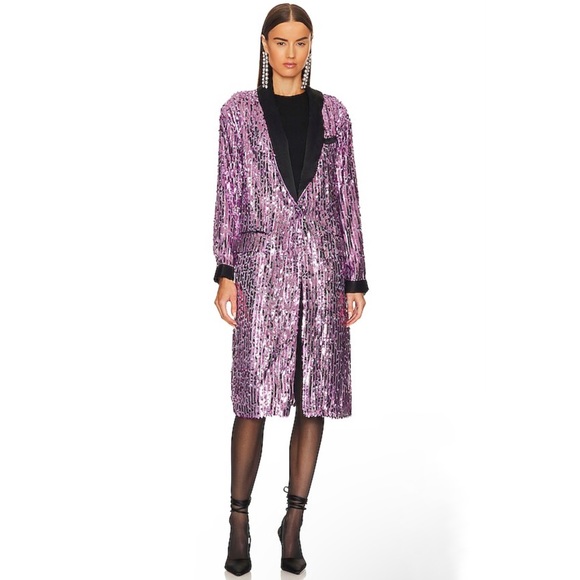 Free People pink sequin duster - Picture 2 of 5